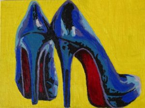 "Louboutins"
Canvas on board
18*24 cm